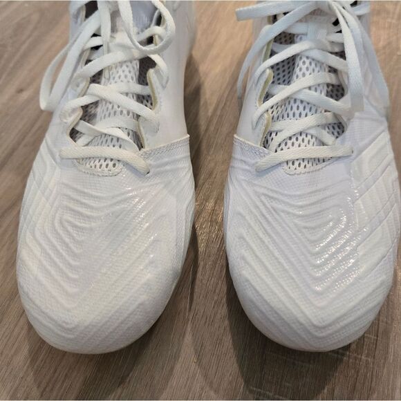 Adidas Men's Freak X Carbon Mid Football Shoe, White/White, 14 US - Picture 12 of 15